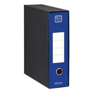 REGISTRATORE BOXII BLU DORSO 8 PROTOCOLLO - GiusEmporio