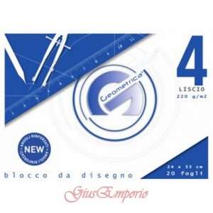 ALBUM 20FG 24X33 LISCIO GEOMETRICA 220GR