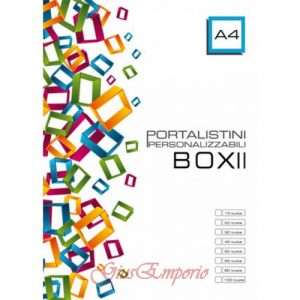 PORTALISTINO PERSONALIZZATO 100FG BOXII