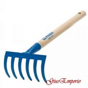 Rastrellino 6 Denti Manico Legno