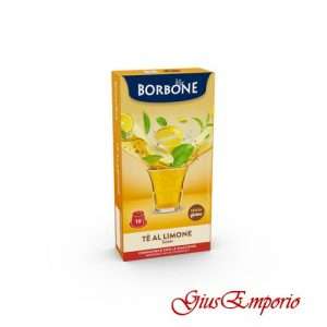 10 Capsule Borbone Per Bevanda Solubile Al Gusto TÈ AL LIMONE Nespresso