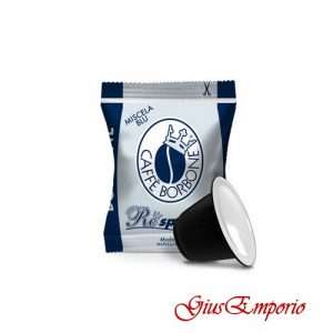 Caffè n. 100 Capsule Borbone Compatibili Nespresso Miscela BLU