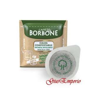 Caffè 100 Cialde ESE 44 mm Caffè Borbone Miscela VERDE DEK